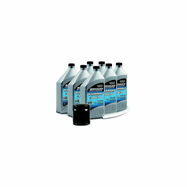 Quicksilver 4-Stroke 10W30 Oil Change Kit, 75 90 115 HP EFI 2.1L, 2 case 8M0107511